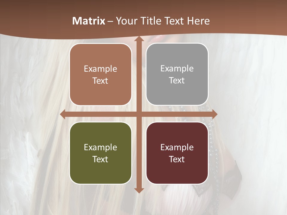 Per On Romance White PowerPoint Template