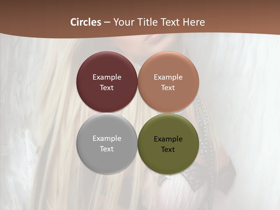 Per On Romance White PowerPoint Template