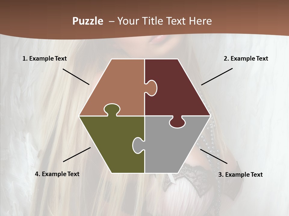 Per On Romance White PowerPoint Template