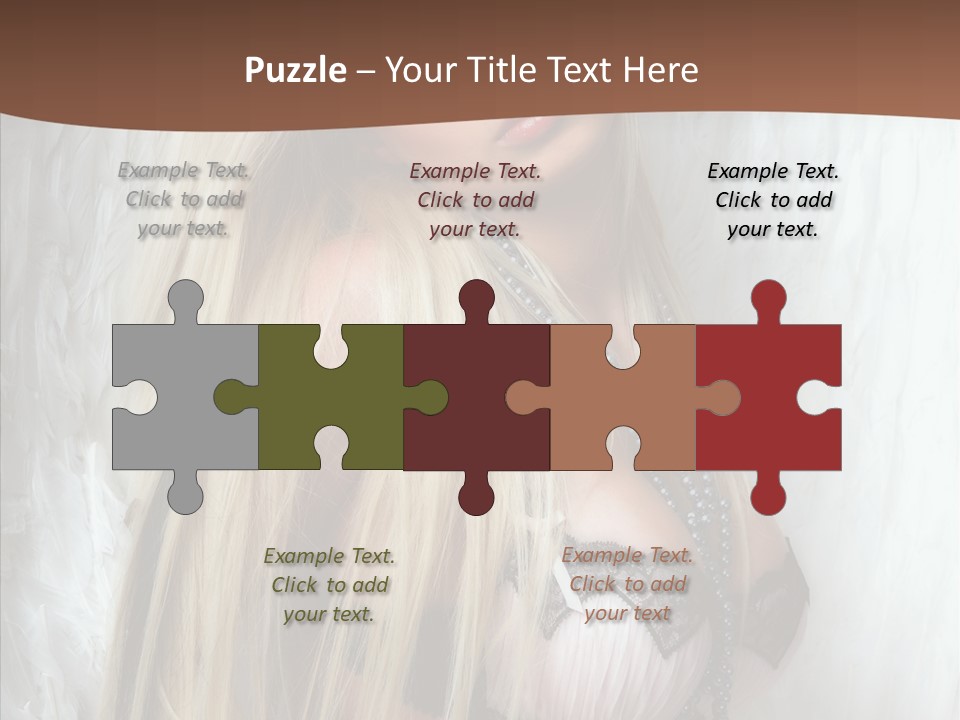 Per On Romance White PowerPoint Template