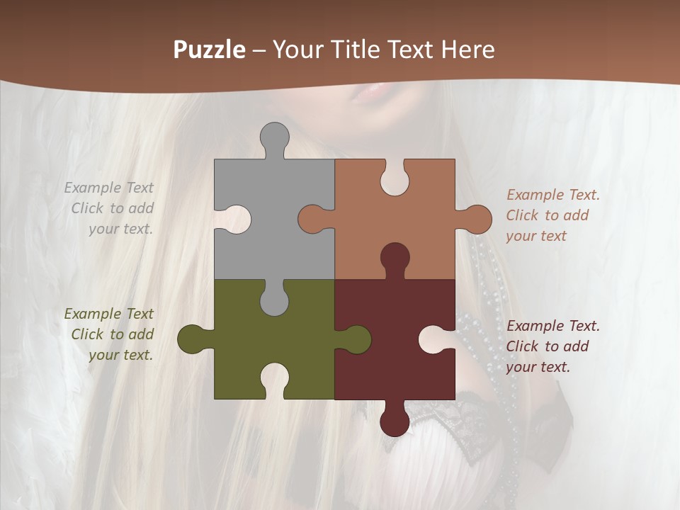 Per On Romance White PowerPoint Template