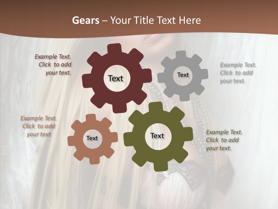 Per On Romance White PowerPoint Template