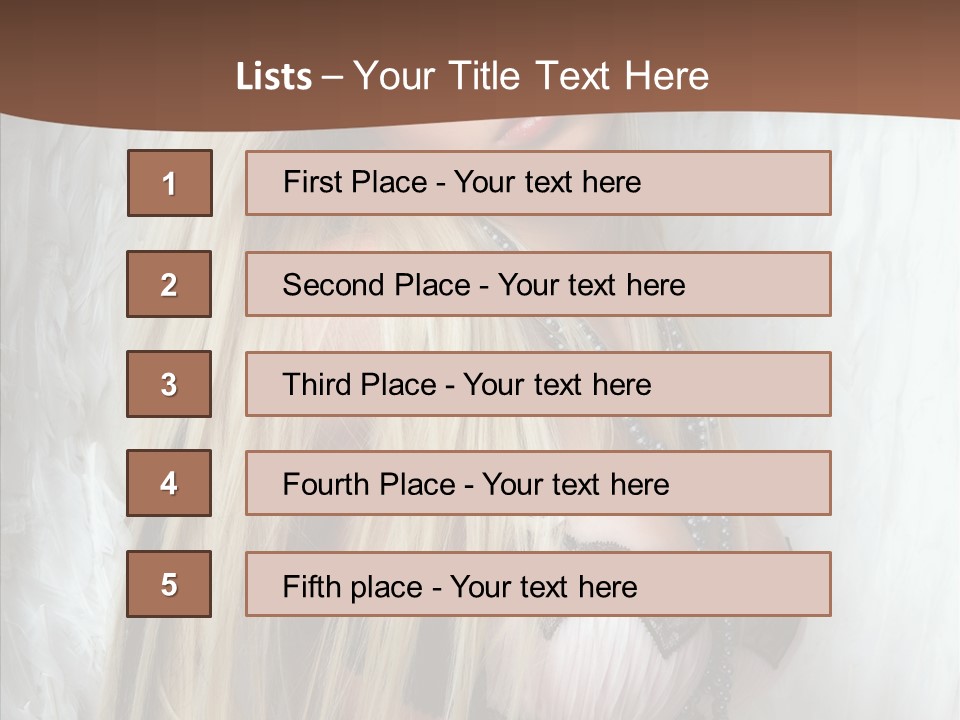 Per On Romance White PowerPoint Template