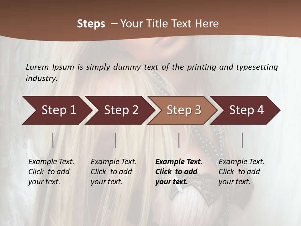 Per On Romance White PowerPoint Template
