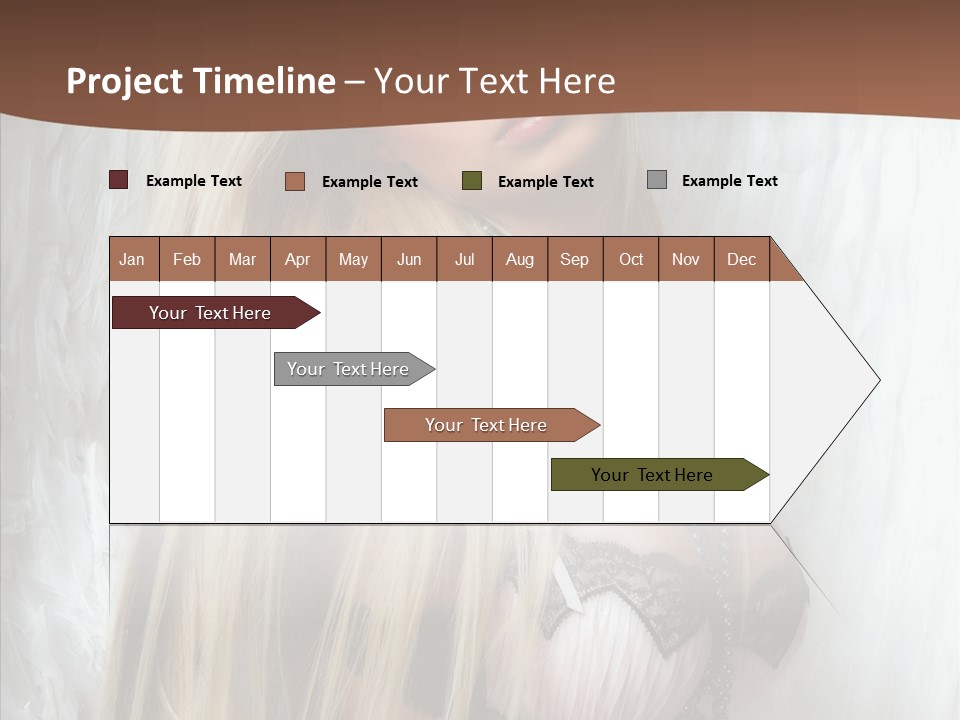 Per On Romance White PowerPoint Template