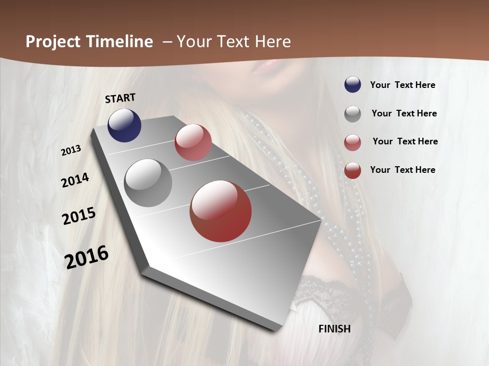 Per On Romance White PowerPoint Template