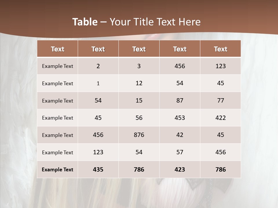 Per On Romance White PowerPoint Template