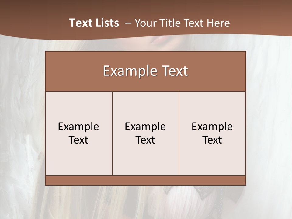 Per On Romance White PowerPoint Template