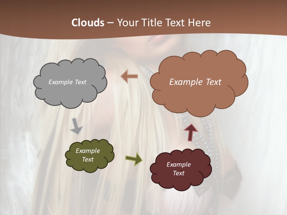 Per On Romance White PowerPoint Template