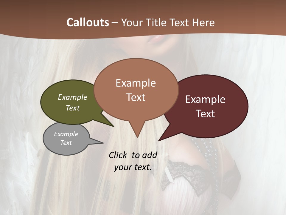 Per On Romance White PowerPoint Template