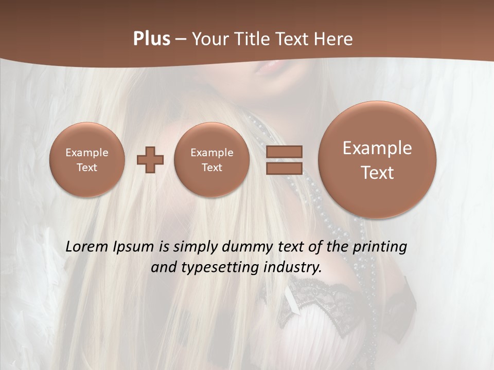 Per On Romance White PowerPoint Template