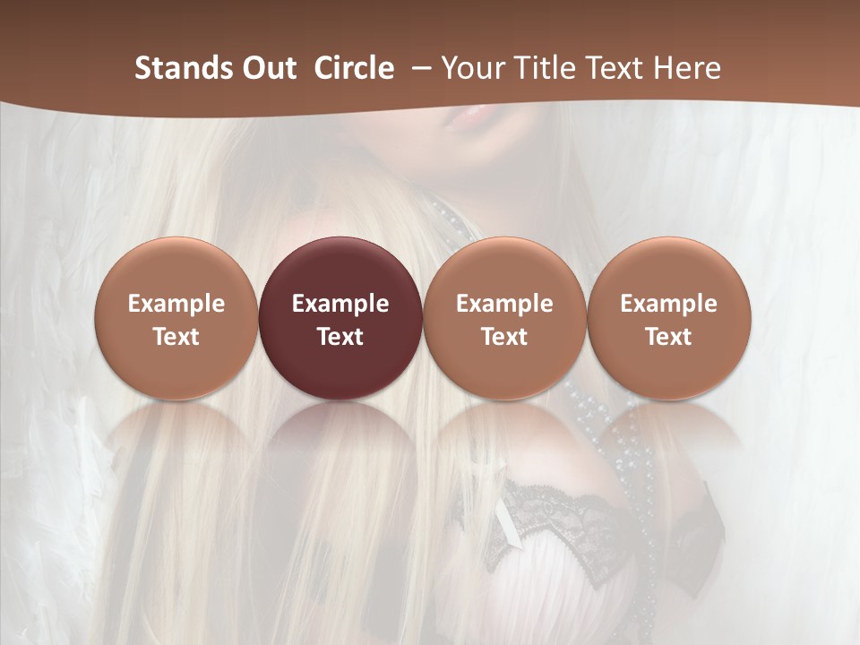 Per On Romance White PowerPoint Template