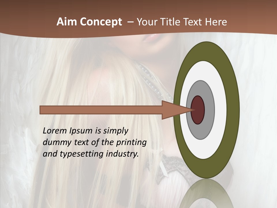 Per On Romance White PowerPoint Template