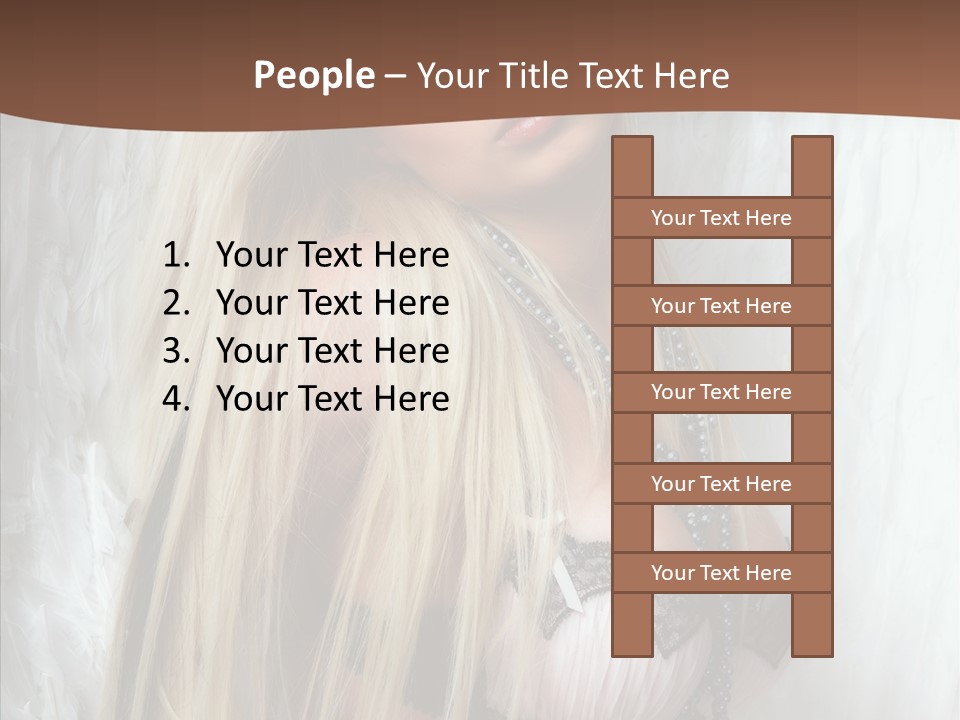 Per On Romance White PowerPoint Template