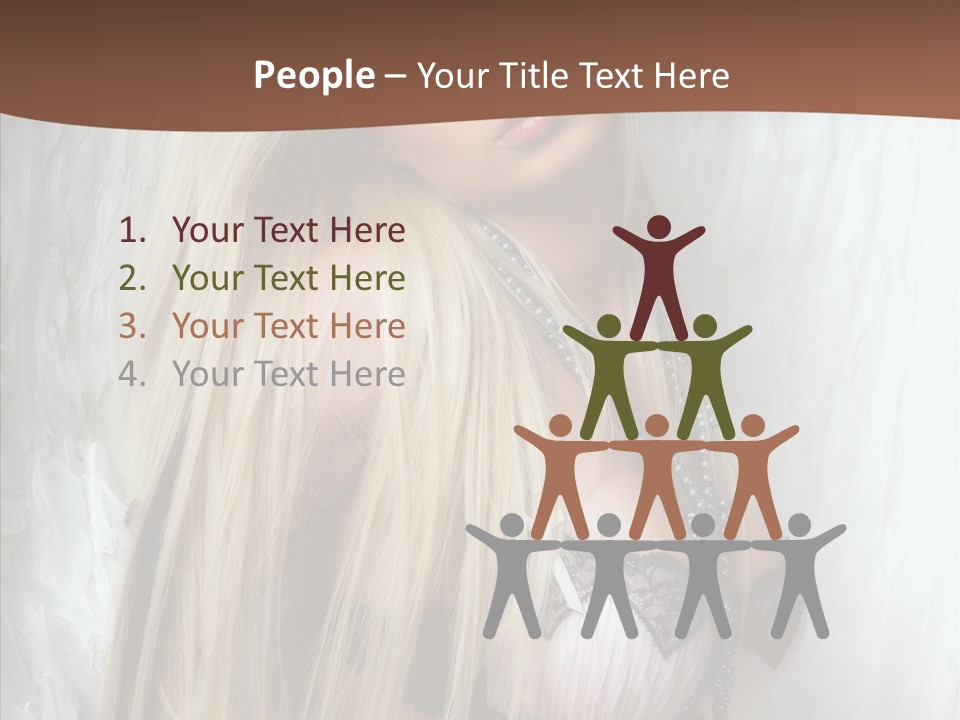 Per On Romance White PowerPoint Template