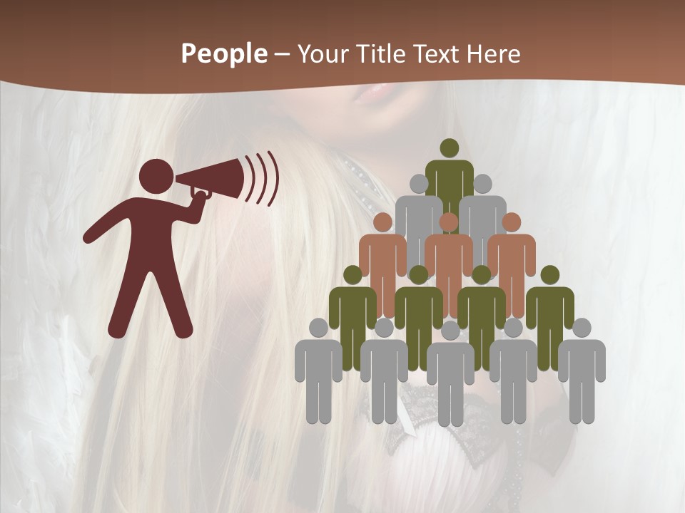 Per On Romance White PowerPoint Template