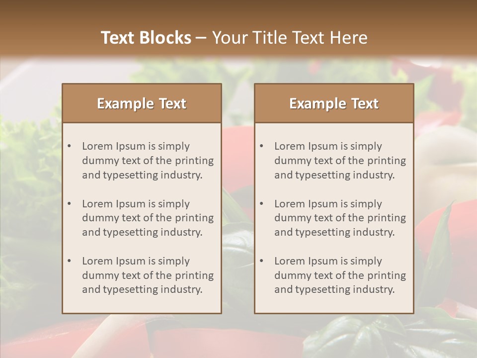 Vitamin Glass Organic PowerPoint Template