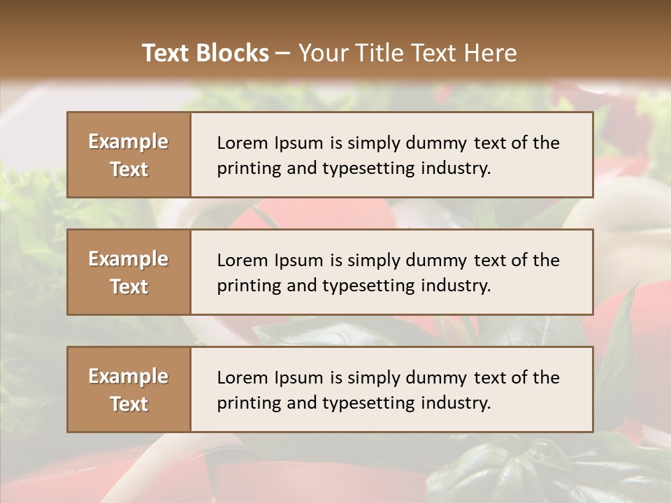 Vitamin Glass Organic PowerPoint Template