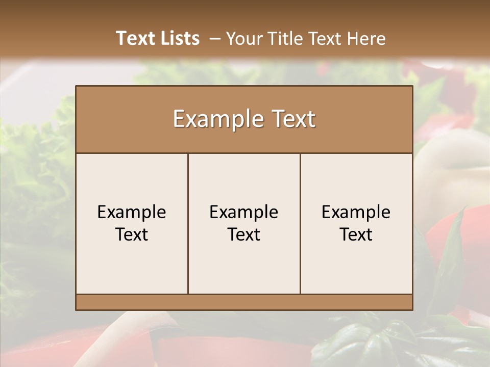 Vitamin Glass Organic PowerPoint Template
