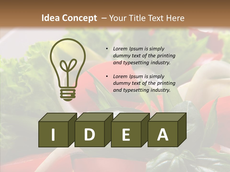 Vitamin Glass Organic PowerPoint Template