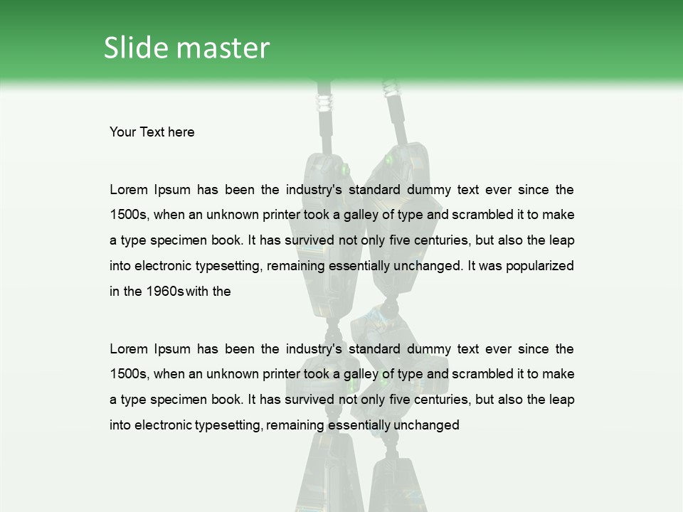 Graphic Smart Cartoon PowerPoint Template