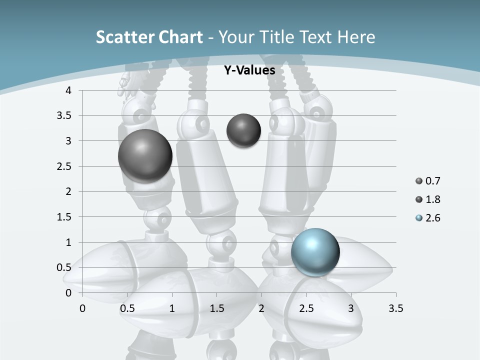 D Character Cartoon Steel PowerPoint Template