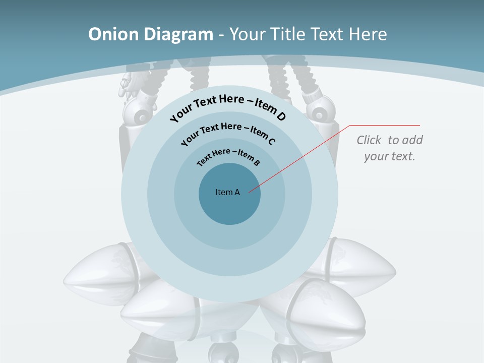 D Character Cartoon Steel PowerPoint Template