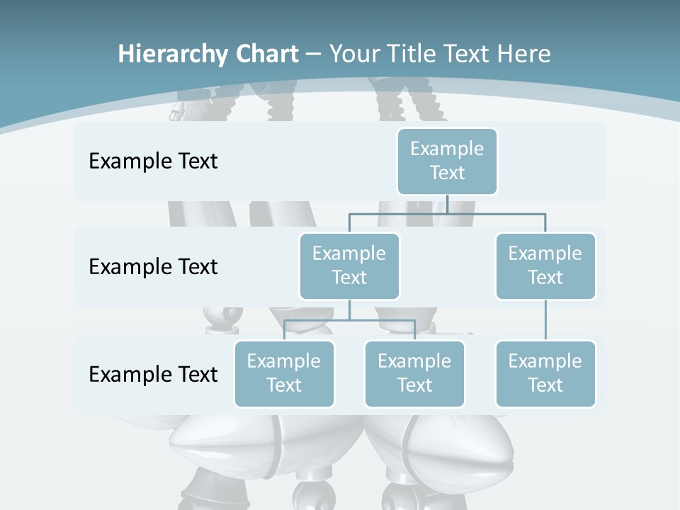 D Character Cartoon Steel PowerPoint Template