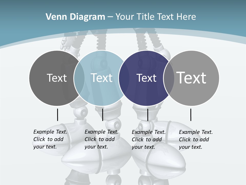 D Character Cartoon Steel PowerPoint Template