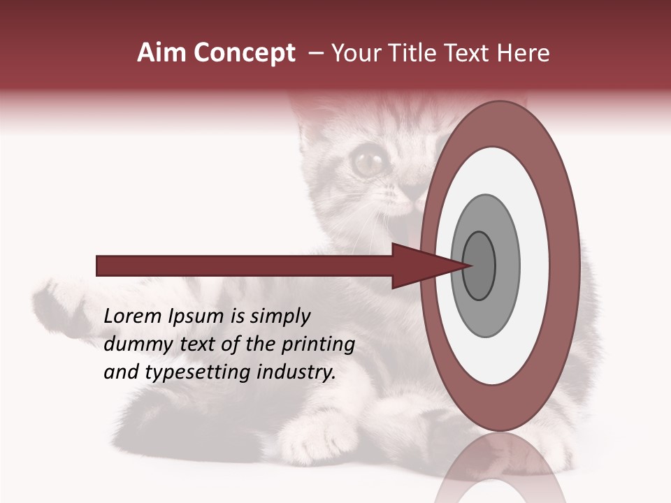 Big Background Tabby PowerPoint Template