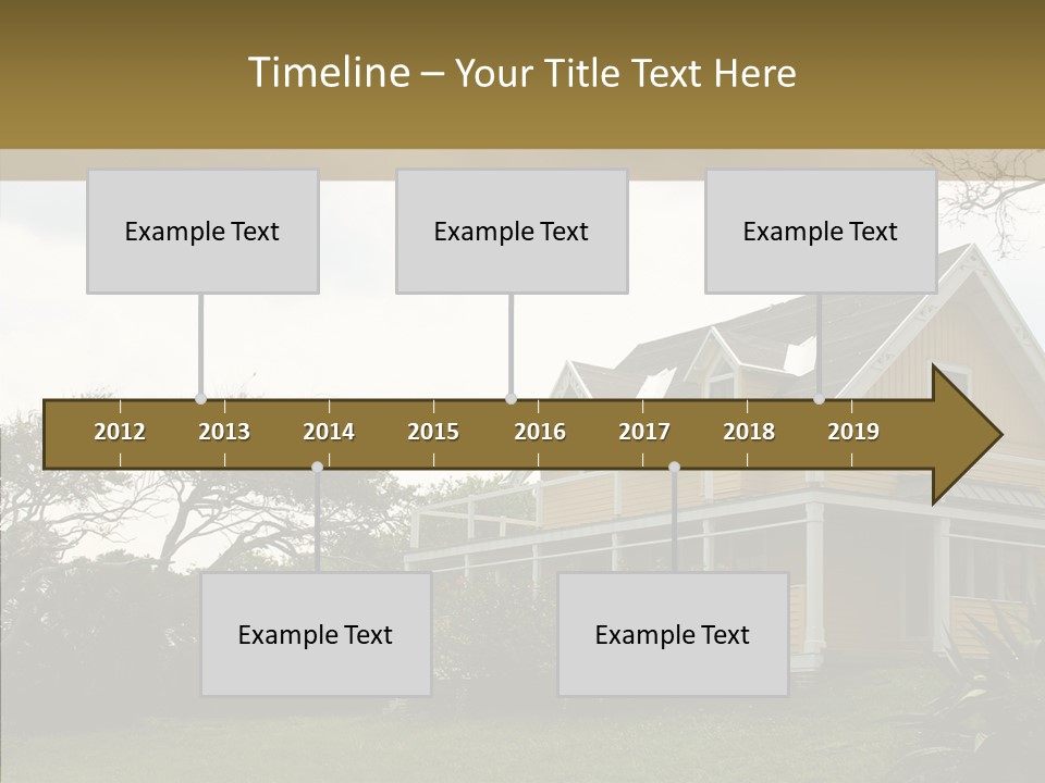 Wind House Tree PowerPoint Template