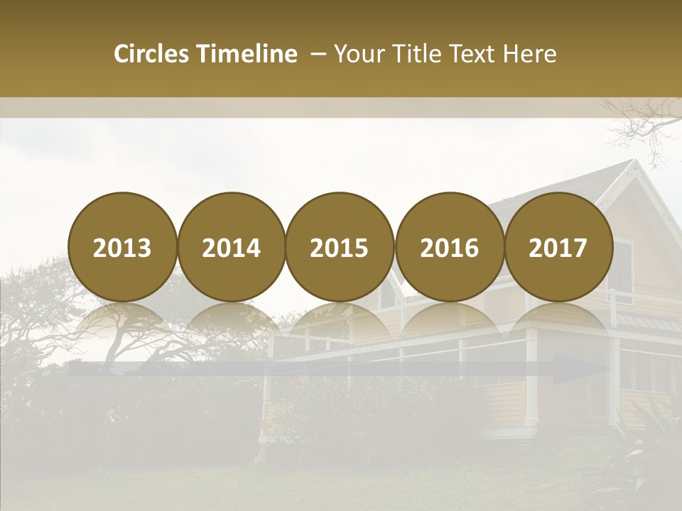 Wind House Tree PowerPoint Template