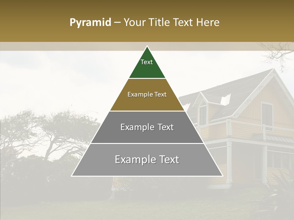 Wind House Tree PowerPoint Template