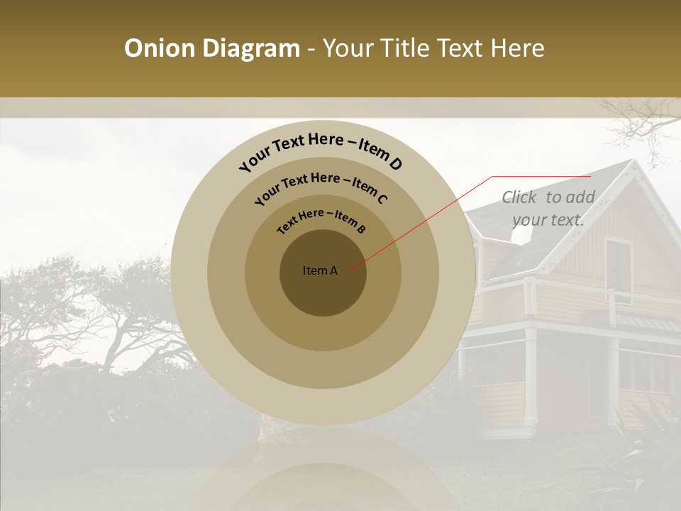 Wind House Tree PowerPoint Template