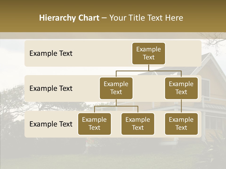 Wind House Tree PowerPoint Template