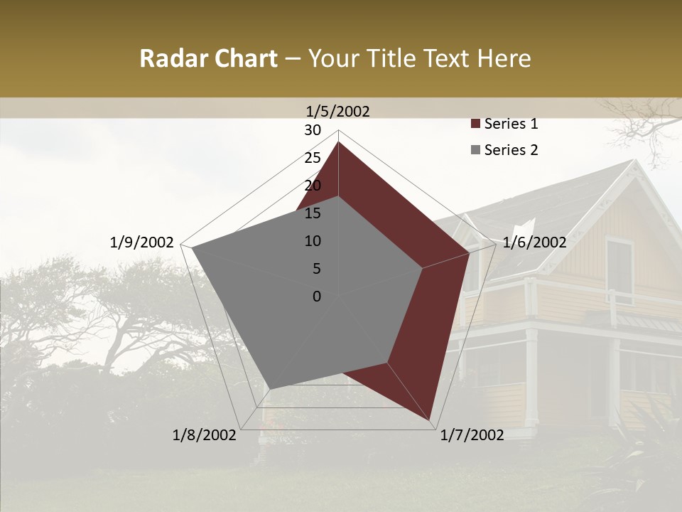 Wind House Tree PowerPoint Template