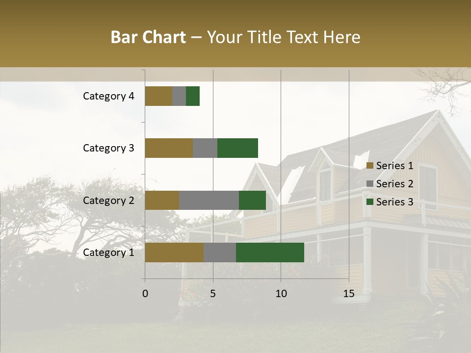 Wind House Tree PowerPoint Template