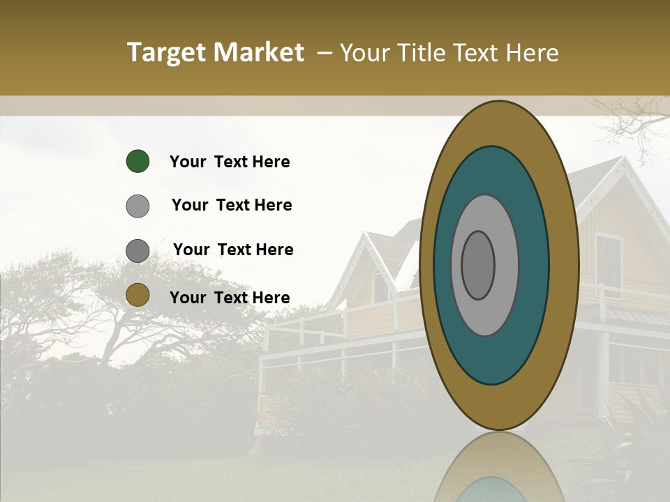 Wind House Tree PowerPoint Template