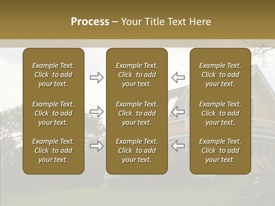 Wind House Tree PowerPoint Template