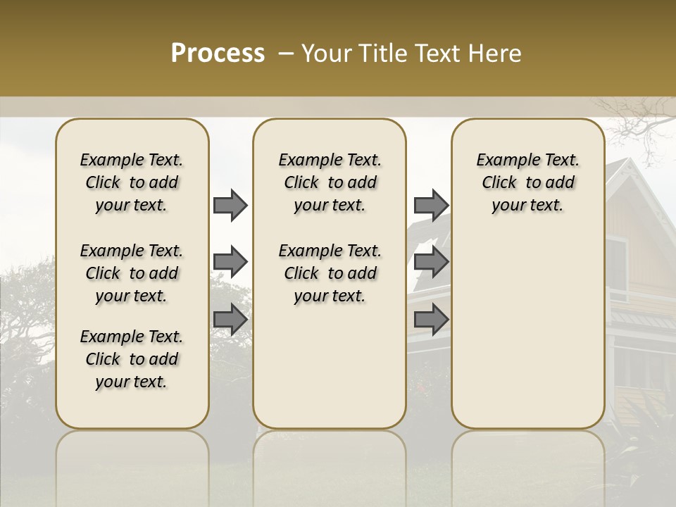 Wind House Tree PowerPoint Template