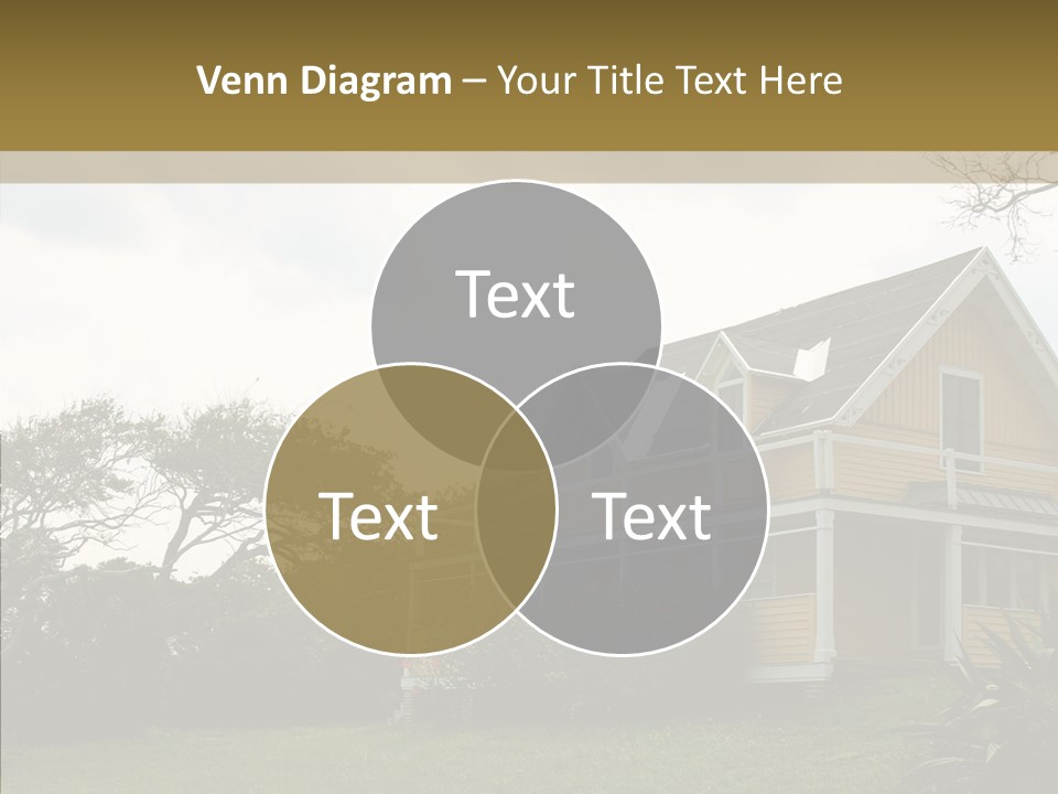 Wind House Tree PowerPoint Template