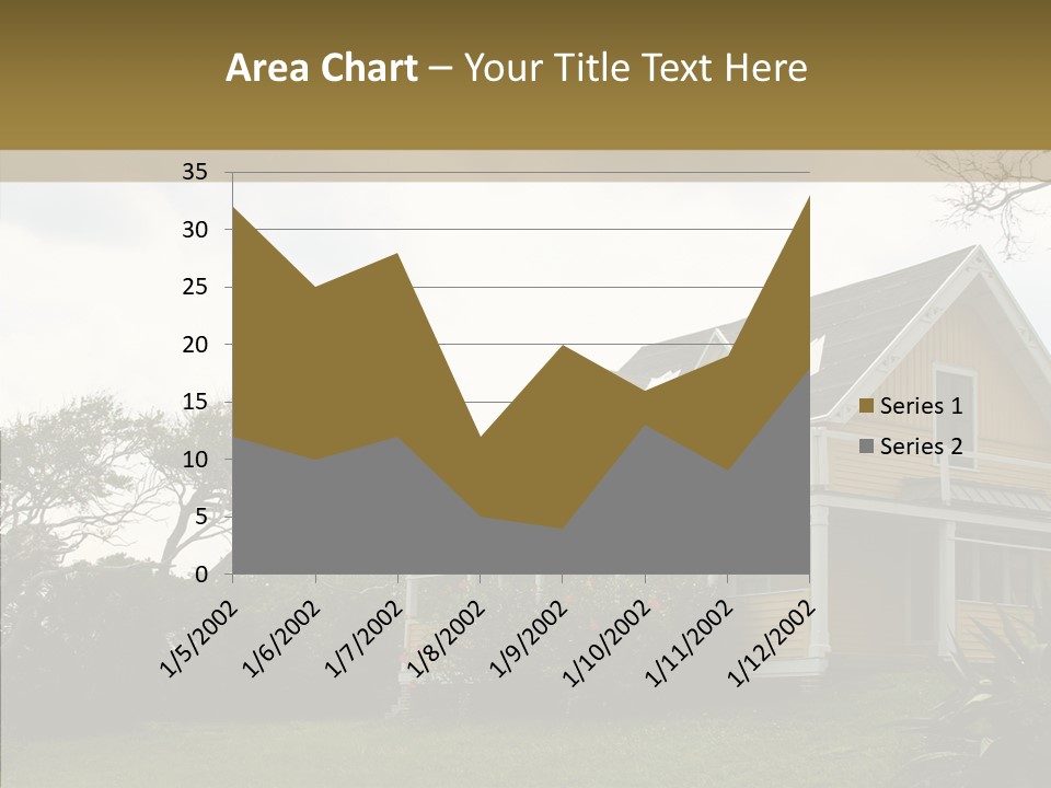 Wind House Tree PowerPoint Template