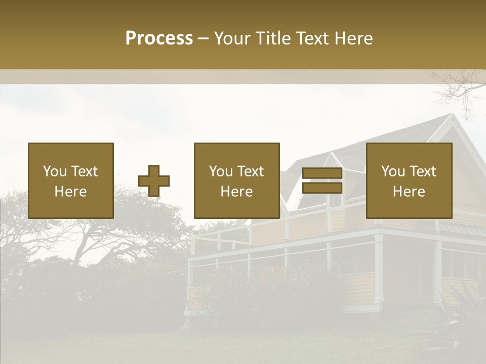 Wind House Tree PowerPoint Template
