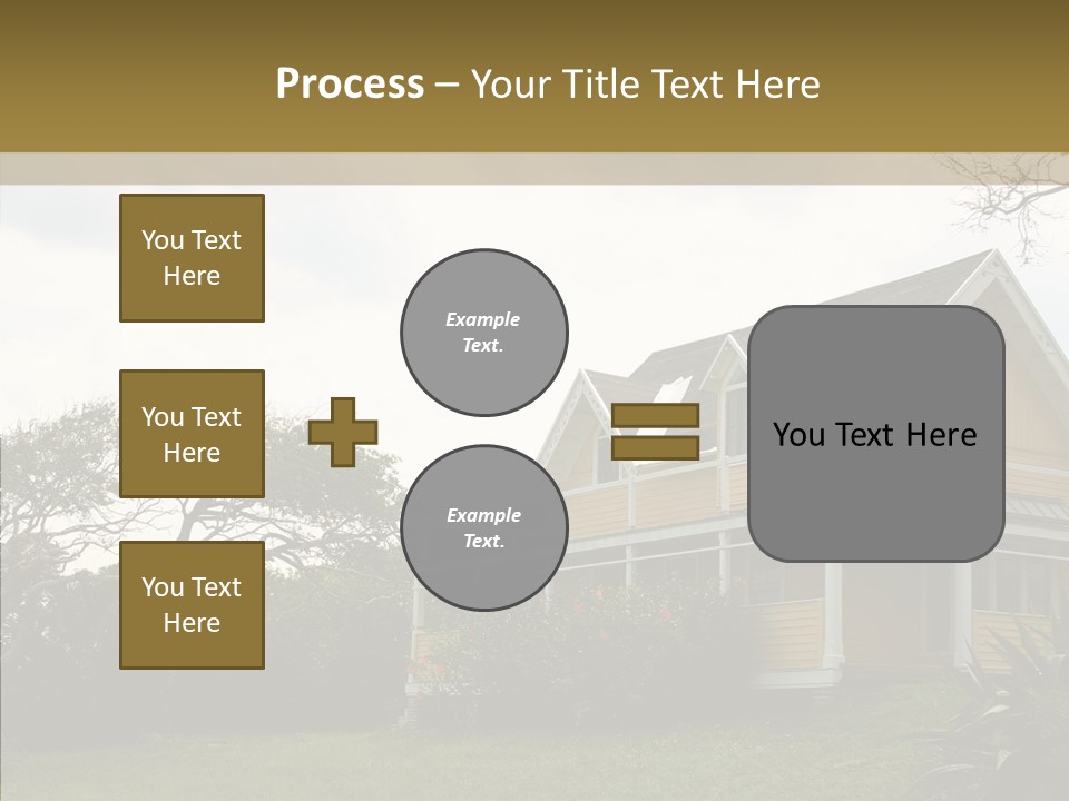 Wind House Tree PowerPoint Template