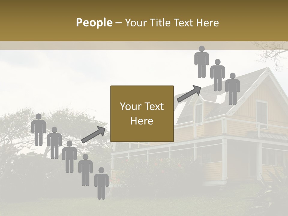 Wind House Tree PowerPoint Template