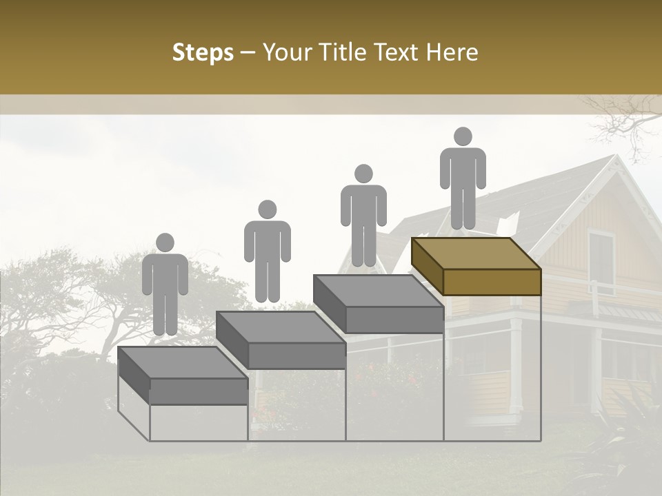 Wind House Tree PowerPoint Template