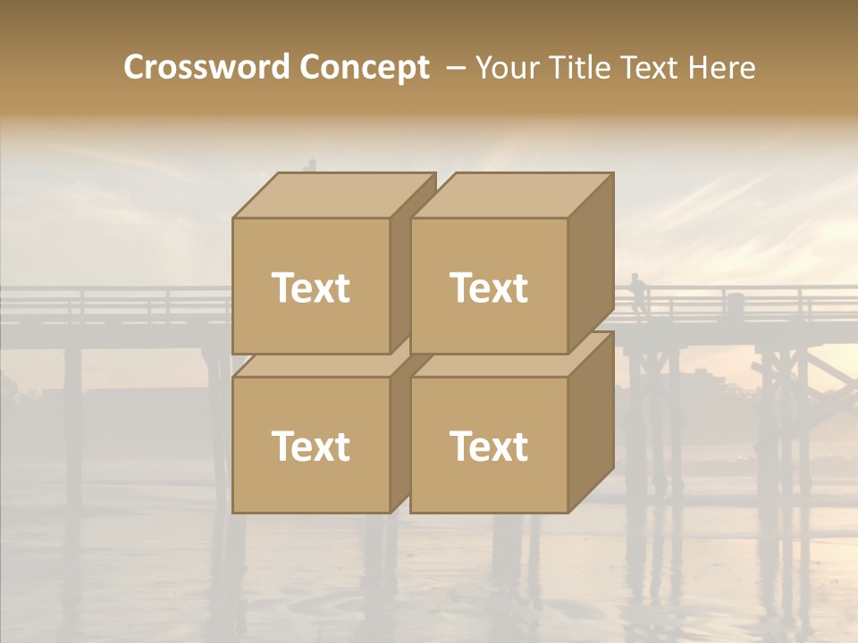 California Running Man PowerPoint Template