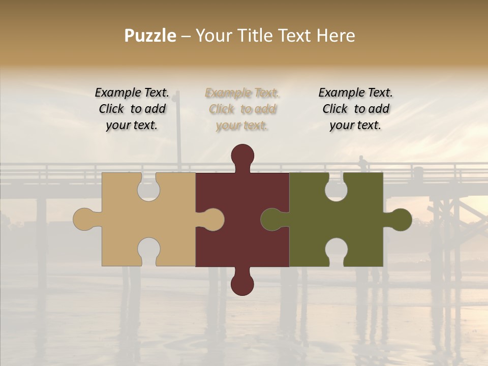 California Running Man PowerPoint Template