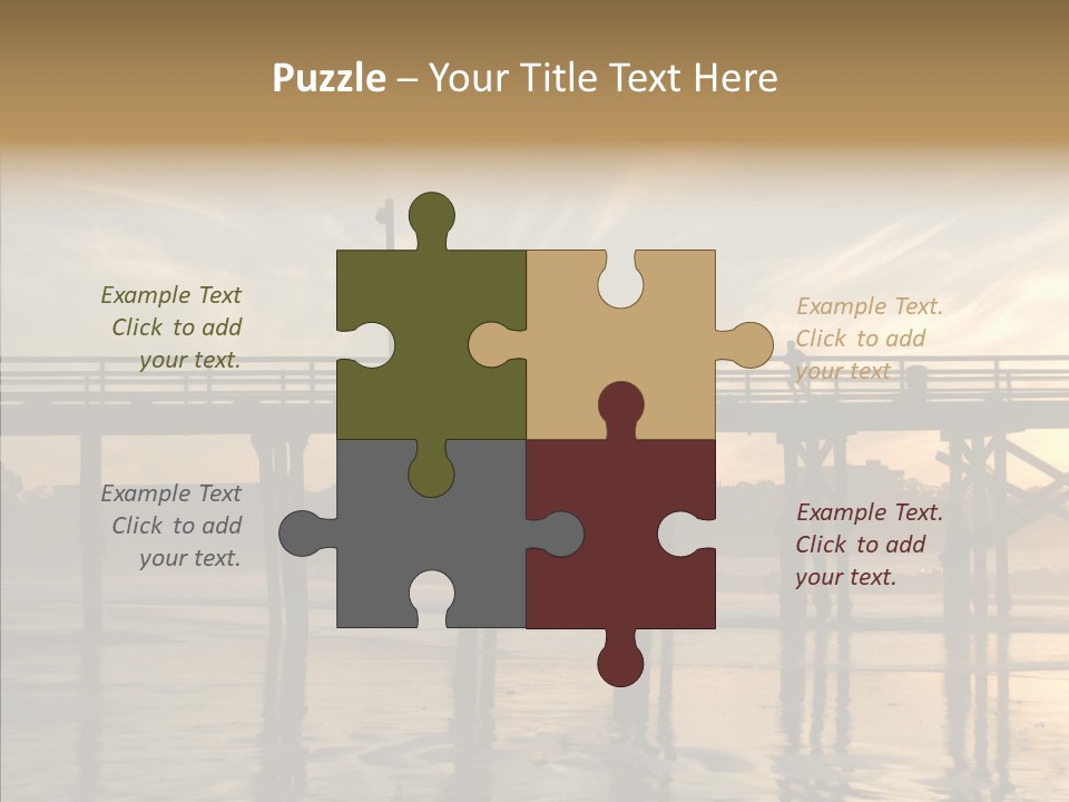 California Running Man PowerPoint Template