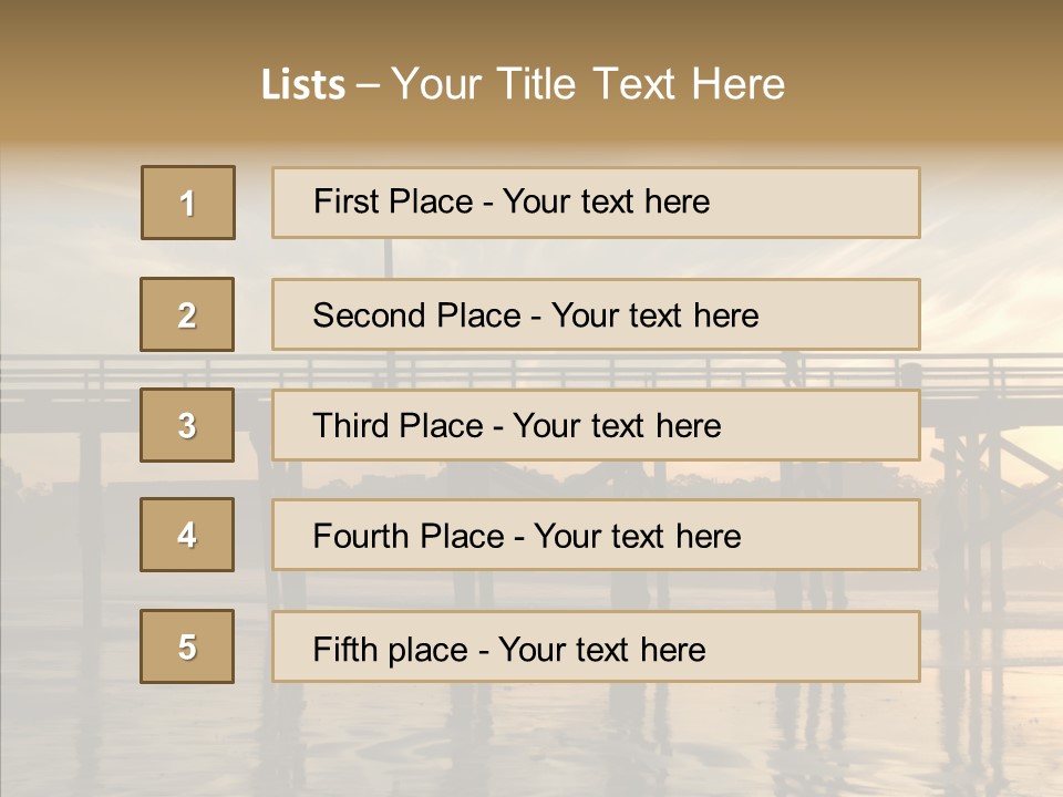 California Running Man PowerPoint Template